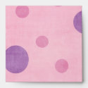 purple polka dots on pink