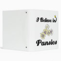 i believe in pansies