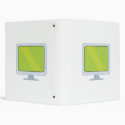 flatscreen pc monitor vector design