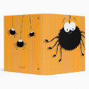 Cute Cuddly Halloween Spiders Binder 1.0