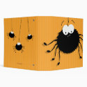Cute Cuddly Halloween Spiders Binder 2.0