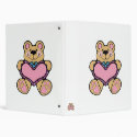 cute teddybear with heart design