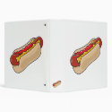 hot dog in bun with ketchup and mustard graphic