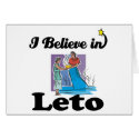 i believe in leto