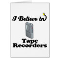 i believe in tape recorders