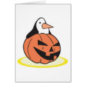 penguin in pumpkin