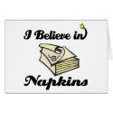 i believe in napkins