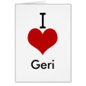 I Love (heart) Geri
