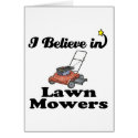 i believe in lawn movers