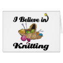 i believe in knitting