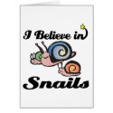 i believe in snails