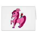 little alien on pink pony