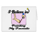 i believe in painting my toenails
