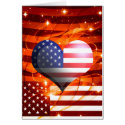 american pride heart design