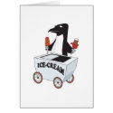 penguin selling ice cream