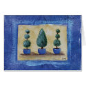 Topiary Trees | Blank All Occasions Greeting Card