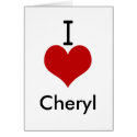 I Love (heart) Cheryl