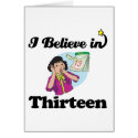 i believe in thirteen