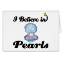 i believe in pearls