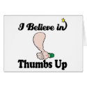 i believe in thumbs up