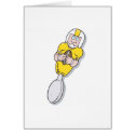 yellow football spoon