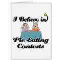 i believe in pie eating contests