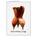 China Pottery 3 Legs The MUSEUM Zazzle Gifts