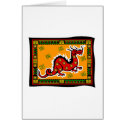 Asian Dragon with Background