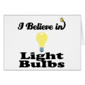i believe in light bulbs