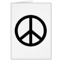 Black Peace Sign