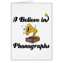 i believe in phonographs