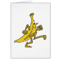 running banana