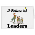 i believe in leaders