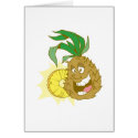 happy pineapple character dude