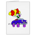 Goofy Clown in little car