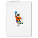 Clown flying by Balloon