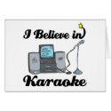 i believe in karaoke