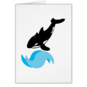 jumping orca
