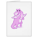 Cute little purple dragon