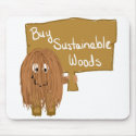 Brown sustainable woods