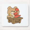 cute little secretary teddy bear design