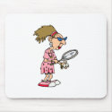 Older Tennis Lady