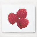 realistic raspberries