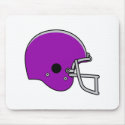 Purple Football Helmet