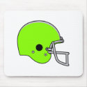 Lime Green Football Helmet