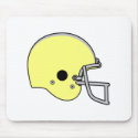 Yellow Football Helmet