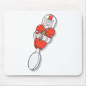 red football spoon