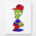 Alien Baseball Player