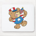 cute USA patriotic teddy bear design