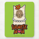 Siamese Mom / Mum Cat Lover Mousepad